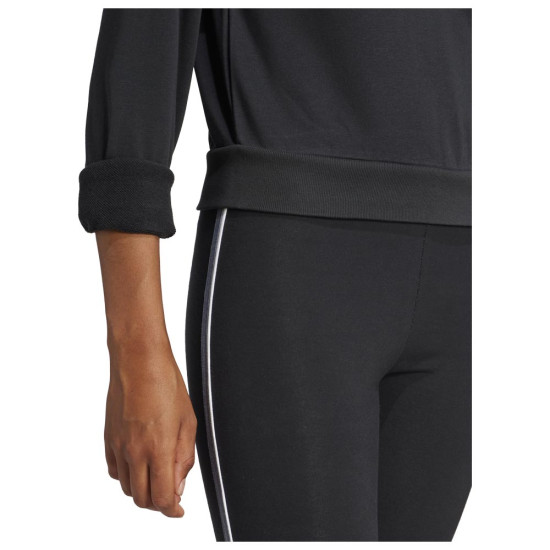 Adidas Γυναικεία μακρυμάνικη μπλούζα Essentials Color Pop French Terry Crop Quarter-Zip